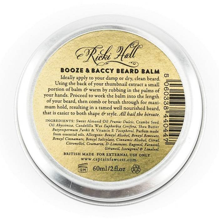 Ricki Hall Booze & Baccy Baardbalsem 60 ml