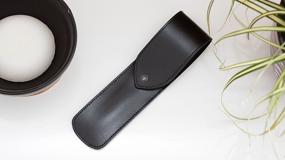 Straight Razor Etui Zwart