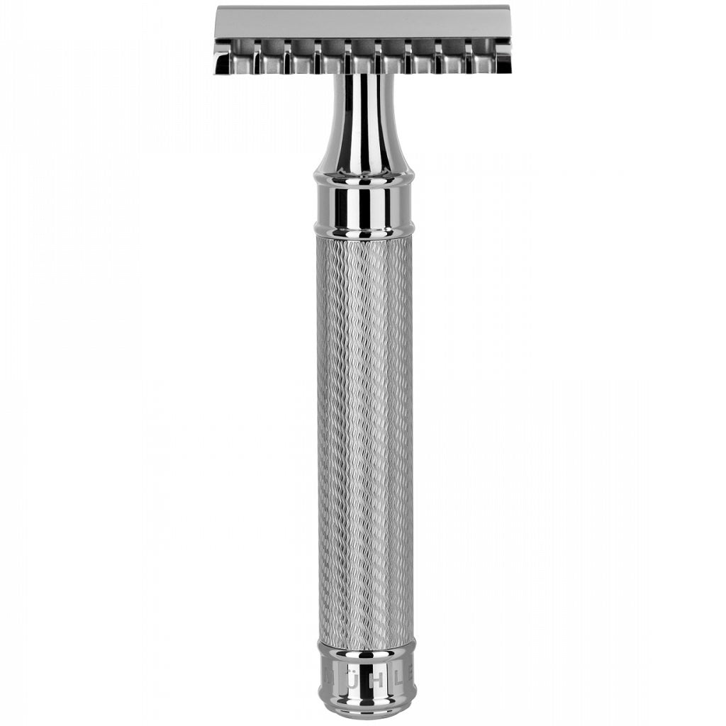 R41 GS Double Edge Safety Razor RVS