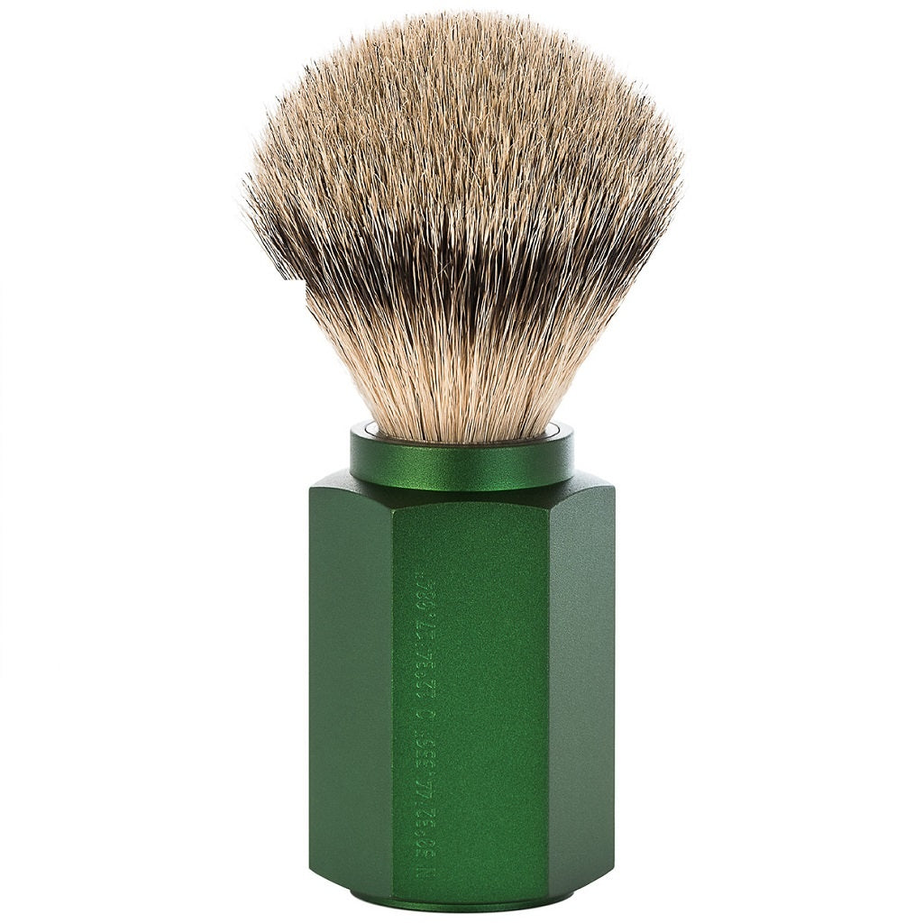 Scheerkwast Silvertip Hexagon Forest (M)