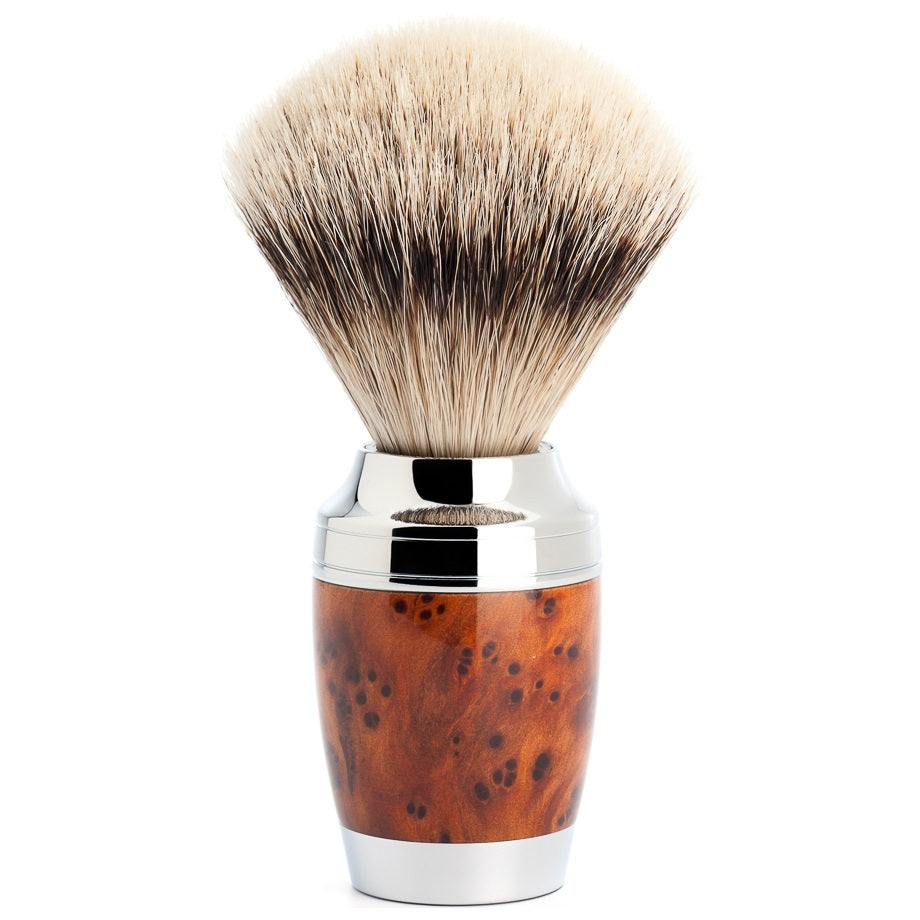 Scheerkwast Silvertip Stylo Thuja Wood (M)