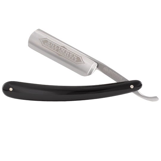 Straight Razor Best Quality Zwart 6/8